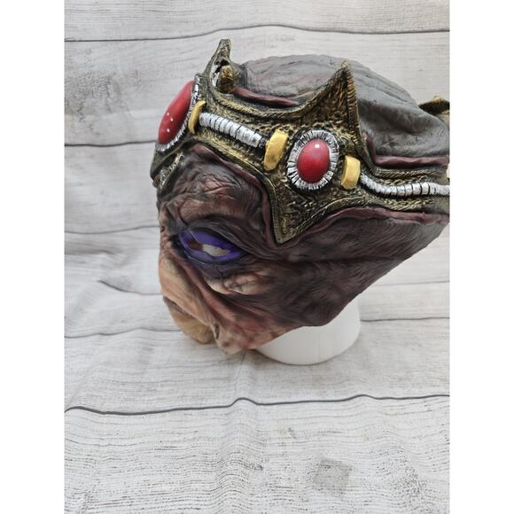 Mask Illusions Alien Commander Latex Mask 2000 Halloween Made In Mexico RARE Wow - Picture 2 of 10